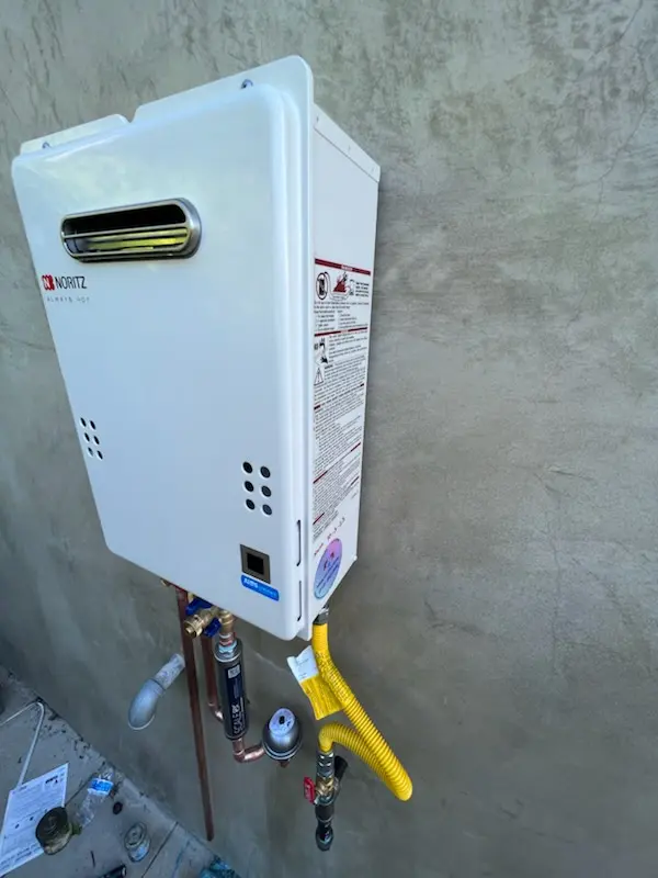 Tankless water heater installation for Fostertown homes